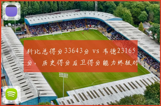 科比总得分33643分 vs 韦德23165分，历史得分后卫得分能力终极对比？